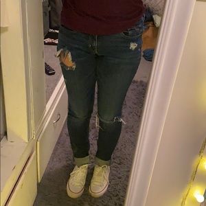 Hollister ripped jeans